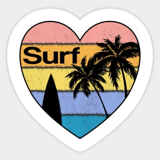 surf love Sticker